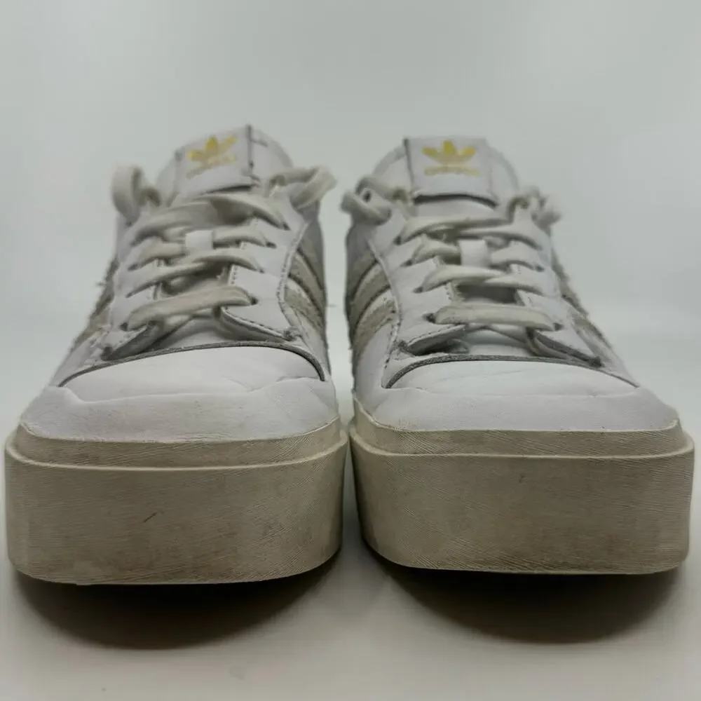 Adidas low Forum Bonega in White Orbit Grey gold 2022 - womens  size 7